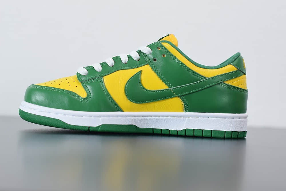 耐克 Nike Dunk Low SP巴西扣篮系列复古低帮休闲运动滑板鞋纯原版本 货号:CU1727-700