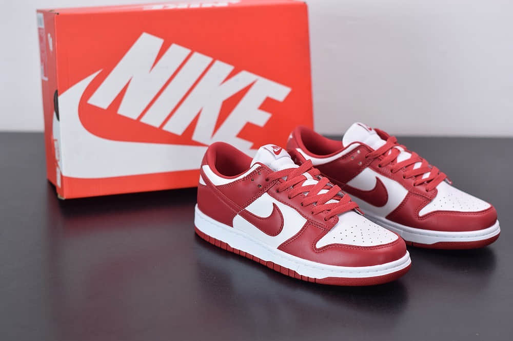 耐克Nike Dunk Low ST.JHONS  白红低帮滑板鞋纯原版本 货号:CU1727-100