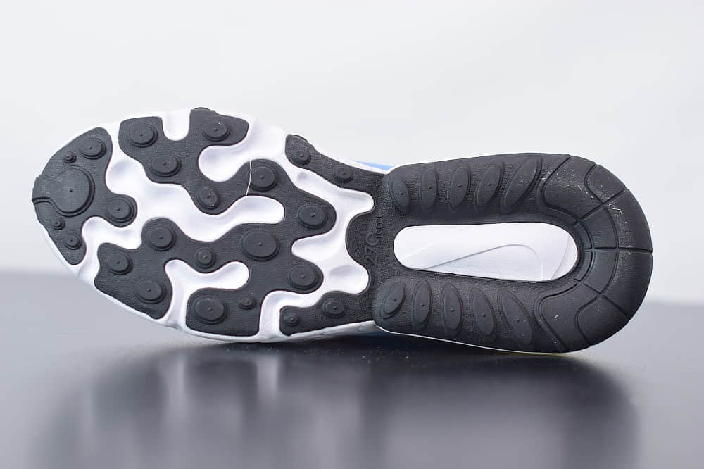 耐克Nike Air Max 270 React红黄蓝色气垫运动鞋纯原版本 货号：AT6174-002