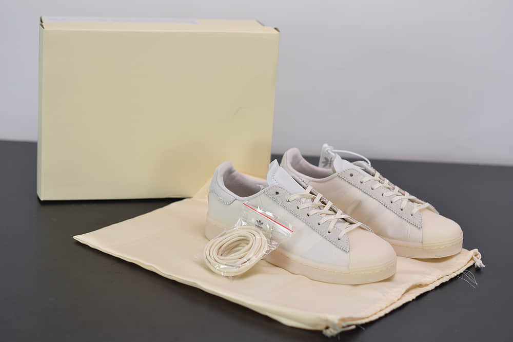 阿迪达斯Eason x adidas Originals SUPERSTAR陈奕迅联名款白色贝壳头板鞋纯原版本 货号:FX8116