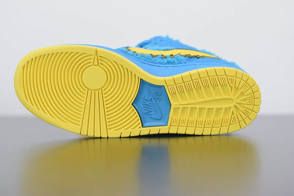 耐克NIKE SB DUNK LOW PRO QS蓝黄低帮跳舞小熊板鞋纯原版本 货号:CJ5378-400
