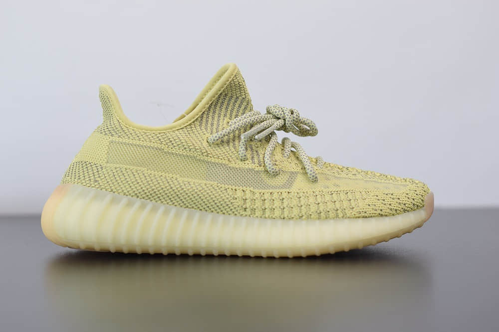 阿迪达斯ADIDAS YEZZY 350 V2丁黄满天星欧洲限定纯原版本 货号:FV3255