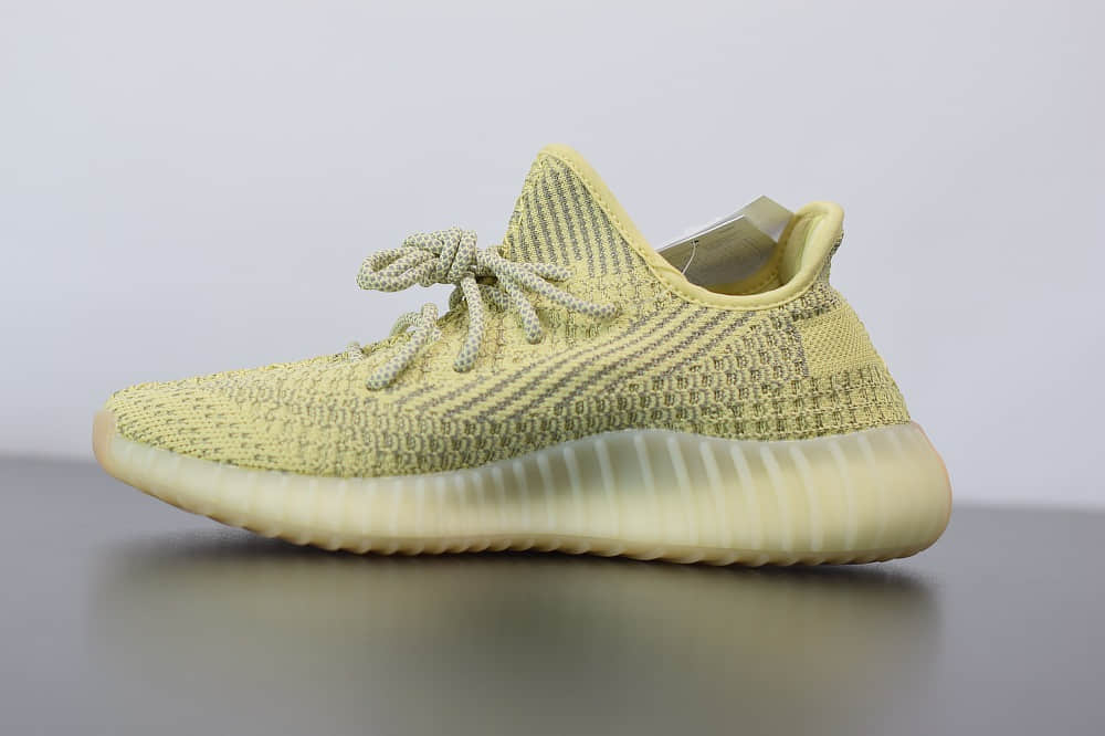 阿迪达斯ADIDAS YEZZY 350 V2丁黄满天星欧洲限定纯原版本 货号:FV3255