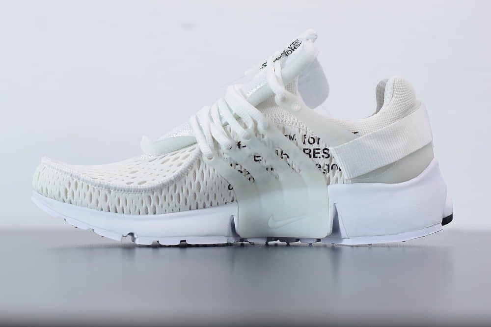 耐克Nike Air Presto x OFF-WHITE 2.0 The Ten耐克王解构OW白色联名袜子跑鞋纯原版本 货号:AA3830-100