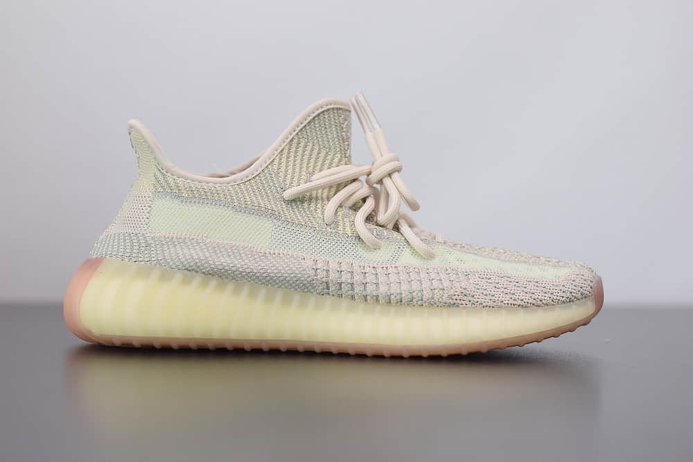 阿迪达斯 Adidas Yeezy Boost 350 V2天鹅白天使休闲慢跑鞋纯原版本 货号：FW3042