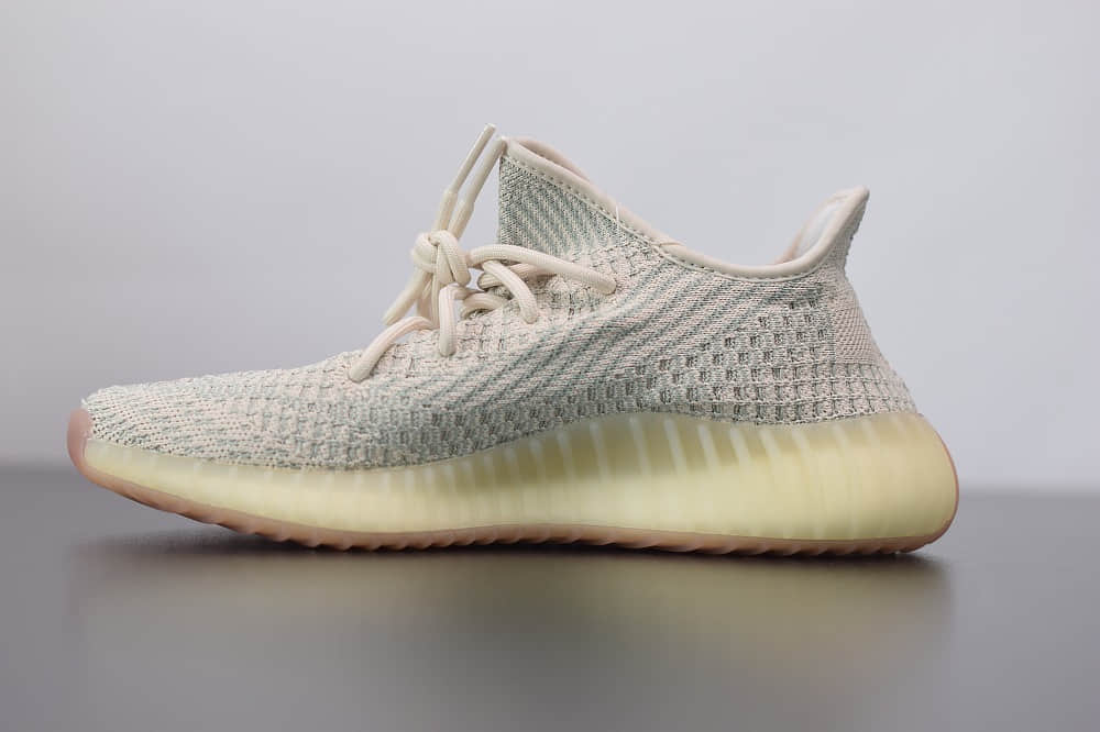 阿迪达斯 Adidas Yeezy Boost 350 V2天鹅白天使休闲慢跑鞋纯原版本 货号：FW3042