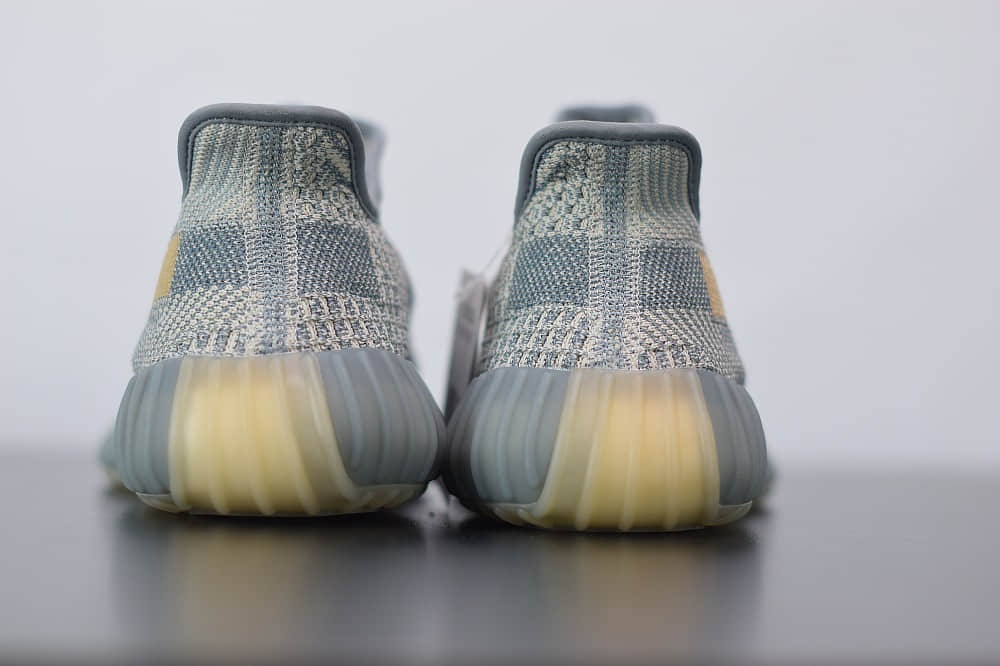 阿迪达斯ADIDAS YEZZY 350 V2灰蓝配色休闲慢跑鞋纯原版本 货号:FZ5421