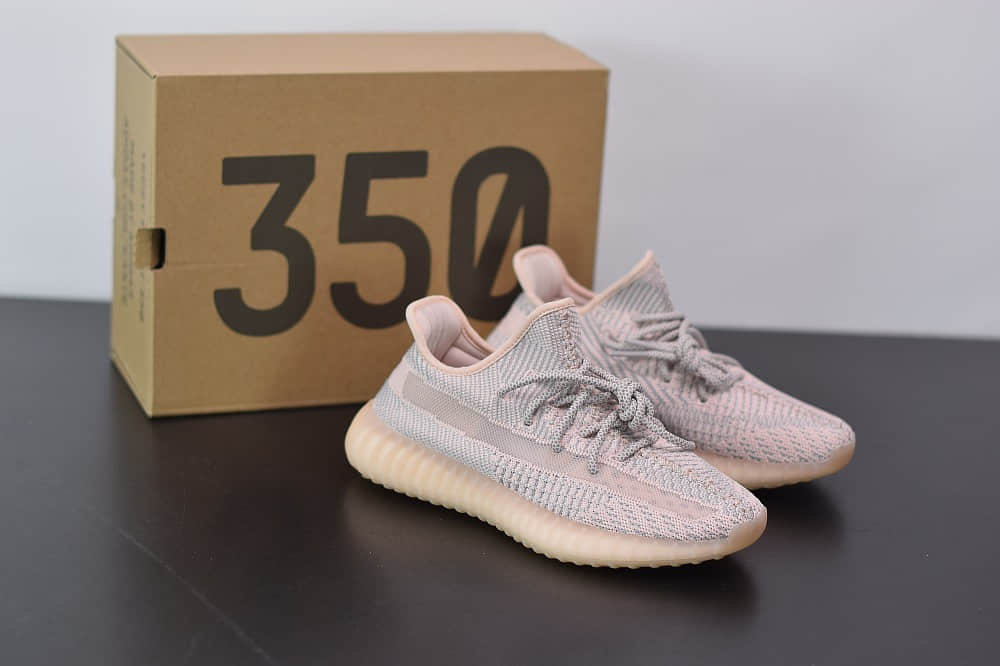 阿迪达斯ADIDAS YEZZY 350 V2粉天使爆米花休闲慢跑鞋纯原版本 货号:FV5578