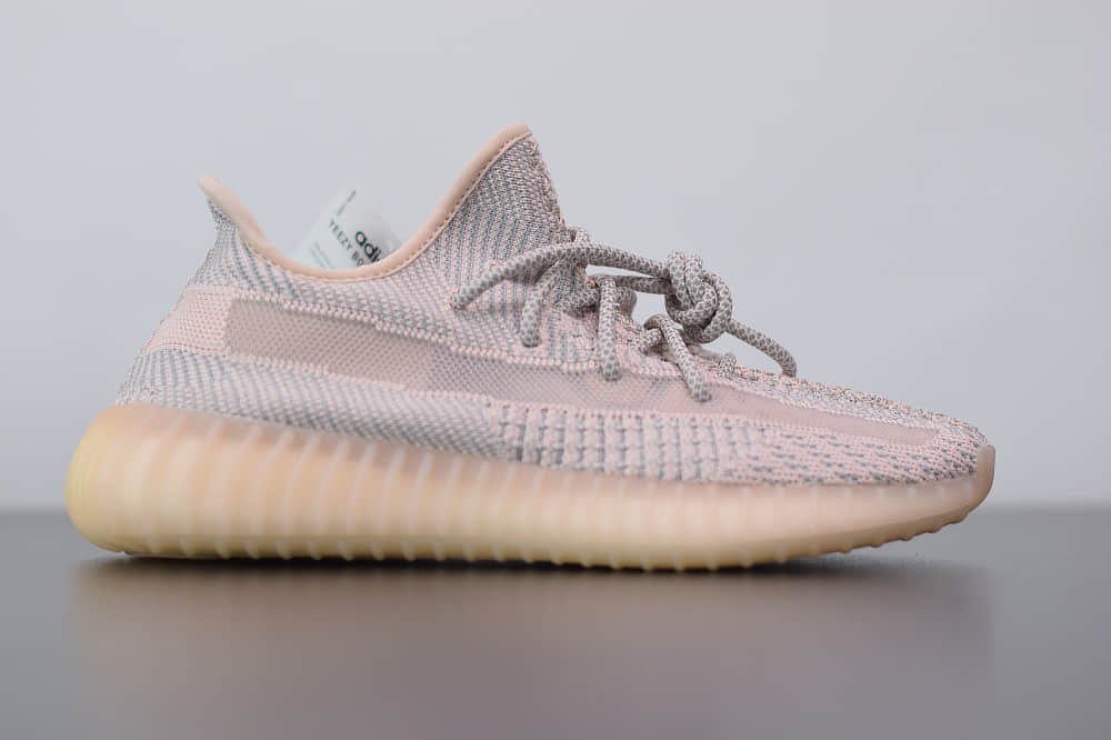 阿迪达斯ADIDAS YEZZY 350 V2粉天使爆米花休闲慢跑鞋纯原版本 货号:FV5578