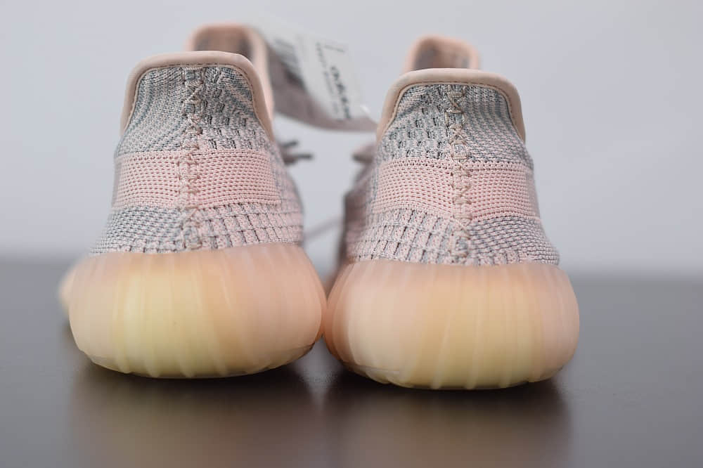 阿迪达斯ADIDAS YEZZY 350 V2粉天使爆米花休闲慢跑鞋纯原版本 货号:FV5578