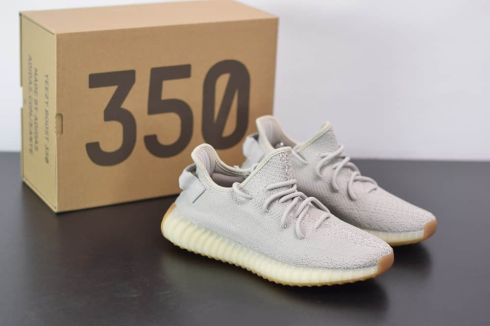 阿迪达斯ADIDAS YEZZY 350 V2芝麻色爆米花休闲慢跑鞋纯原版本 货号:F99710