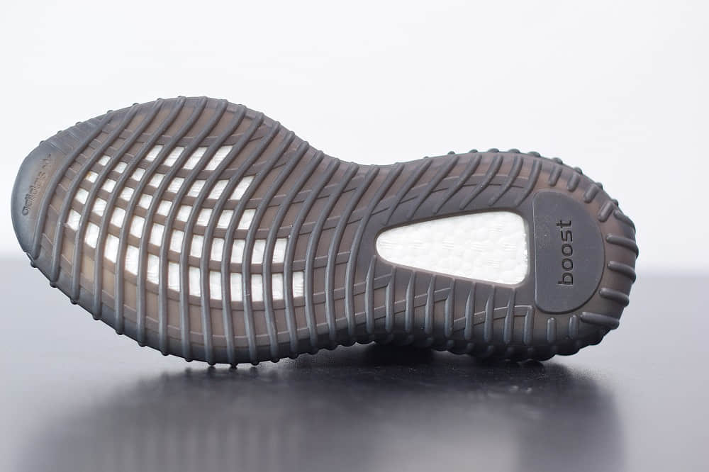 阿迪达斯ADIDAS YEZZY 350 V2黑红字爆米花休闲慢跑鞋纯原版本 货号:CP9652