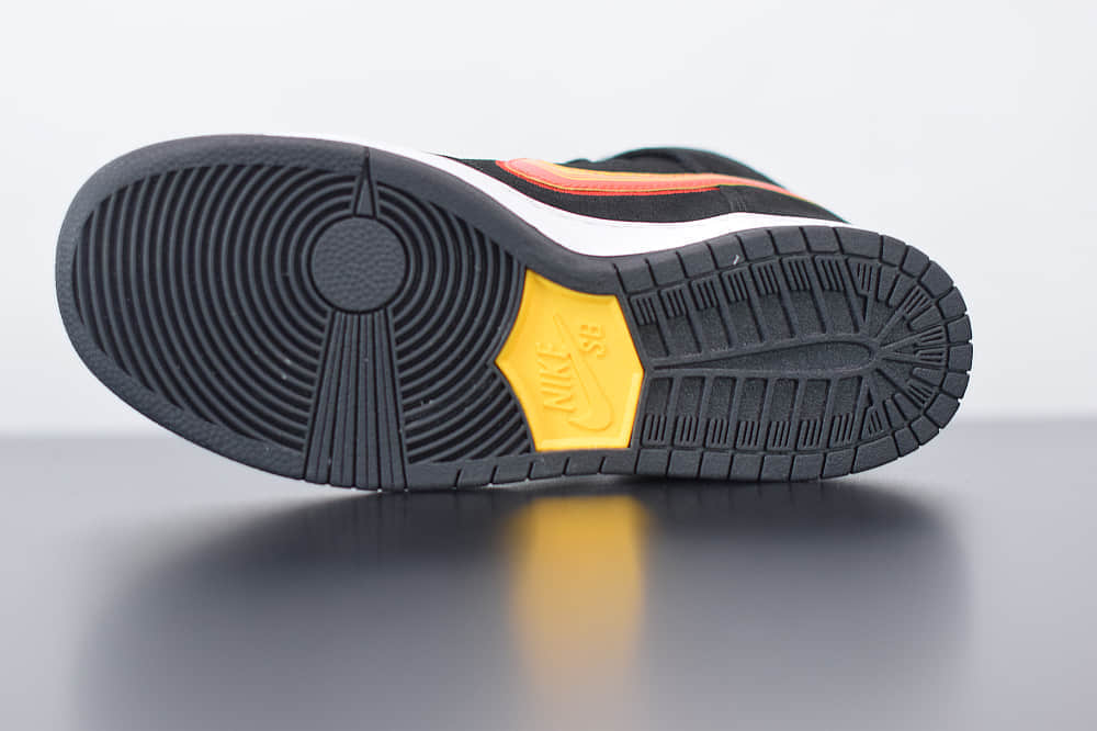 耐克Nike SB Dunk Low Truck lt pack高帮SB DUNK公路旅行黑橙色纯原版本板鞋 货号：BQ6826-003