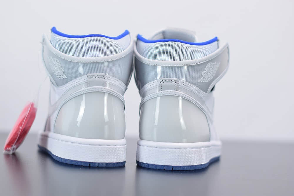 乔丹Air Jordan 1 Zoom R2T “Racer Blue” 白蓝小迪奥高帮板鞋纯原版本 货号:CK6637-104
