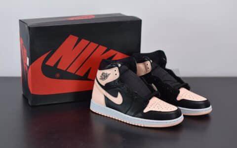 乔丹Air Jordan 1 High AJ1高帮黑粉脚趾板鞋纯原版本 货号:575441-081