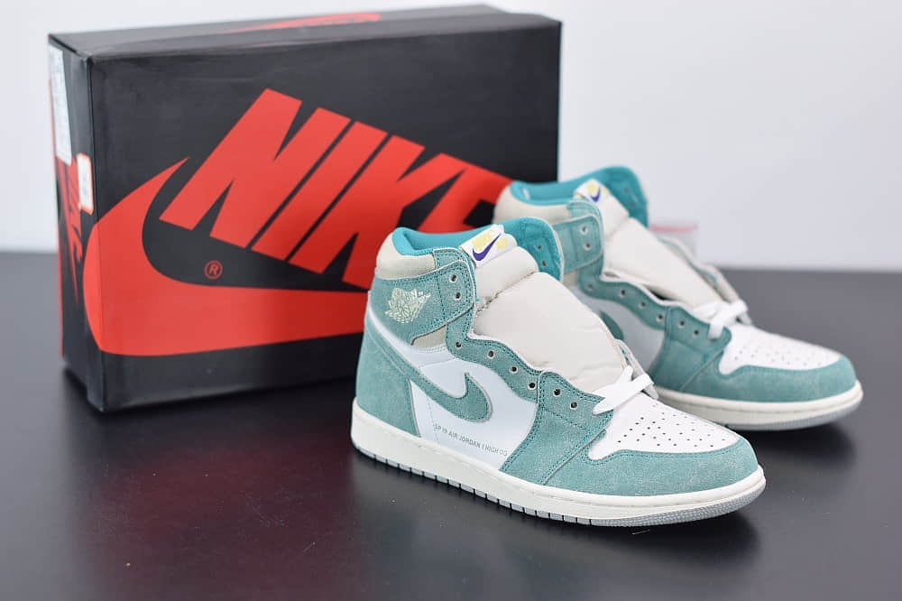 乔丹Air Jordan 1 Retro High OG “Turbo Green”AJ1高帮湖水绿蒂芙尼板鞋纯原版本 货号:555088-311