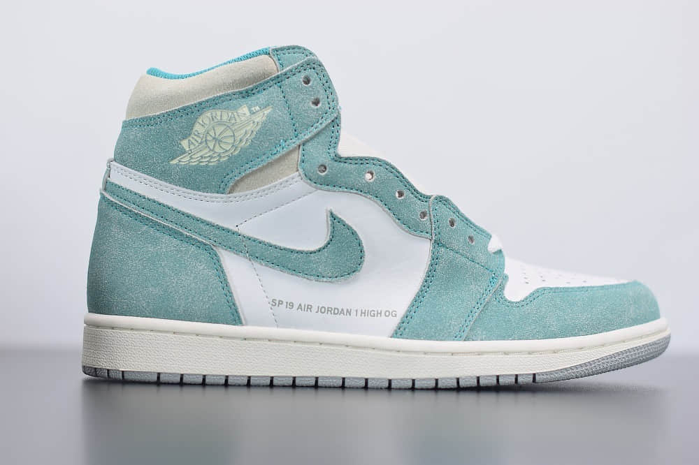 乔丹Air Jordan 1 Retro High OG “Turbo Green”AJ1高帮湖水绿蒂芙尼板鞋纯原版本 货号:555088-311