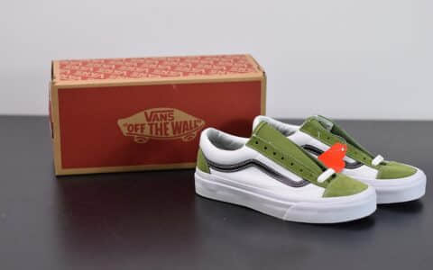 万斯VANS SALT WASH STYLE 36 DECON SF低帮牛油果白绿配色帆布鞋纯原版本 货号:VN0A3DZ3WZ6