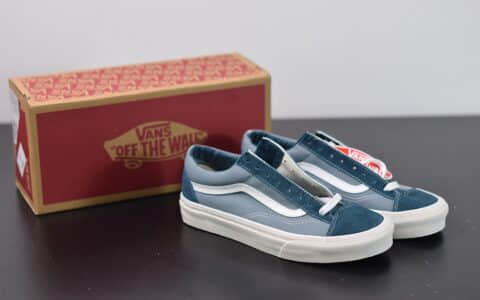 万斯Vans Style 36 权志龙牛仔蓝小头低帮硫化帆布鞋纯原版本 货号:VN0A4U3BX17