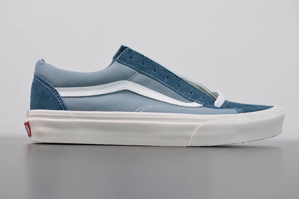 万斯Vans Style 36 权志龙牛仔蓝小头低帮硫化帆布鞋纯原版本 货号：VN0A4U3BX17