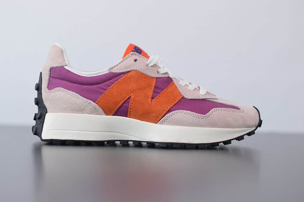 新百伦New Balance MS327复古先锋系列橘黄紫休闲运动慢跑鞋纯原版本 货号:WS327LAB