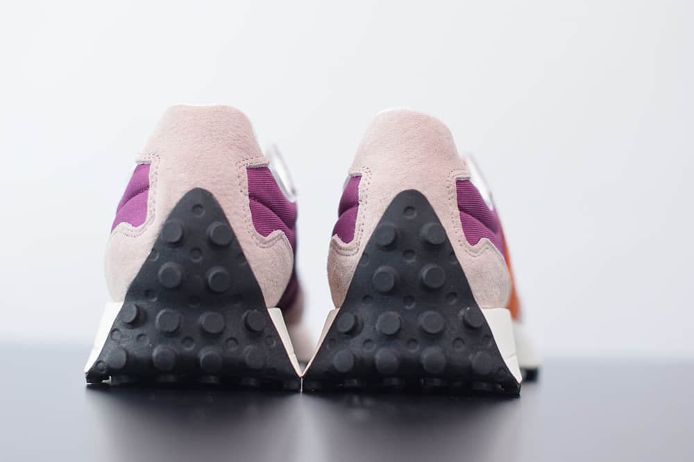 新百伦New Balance MS327复古先锋系列橘黄紫休闲运动慢跑鞋纯原版本 货号:WS327LAB