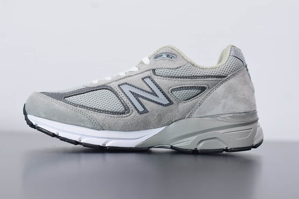 新百伦New Balanc 990V4灰白美产系列经典复古休闲运动慢跑鞋纯原版本 货号:M990GL4