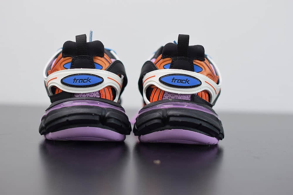 巴黎世家Balenciaga Sneaker Tess s.Gomma MAILLE WHITEORANGE黑紫色三代户外概念鞋纯原版本