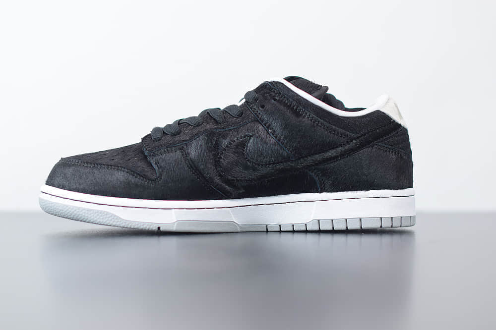 耐克Nike SB Dunk Low黑色低帮马毛面休闲板鞋纯原版本 货号:CZ5127-001