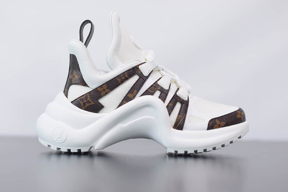 路易威登Louis Vuitton Archlight Sneakers LV白色复古运动鞋纯原版本 货号：1A43KV