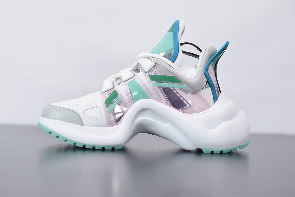 路易威登Louis Vuitton Archlight Sneakers LV蓝色复古运动鞋纯原版本 货号:1A65RQ