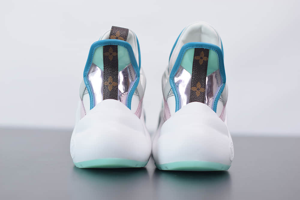 路易威登Louis Vuitton Archlight Sneakers LV蓝色复古运动鞋纯原版本 货号:1A65RQ