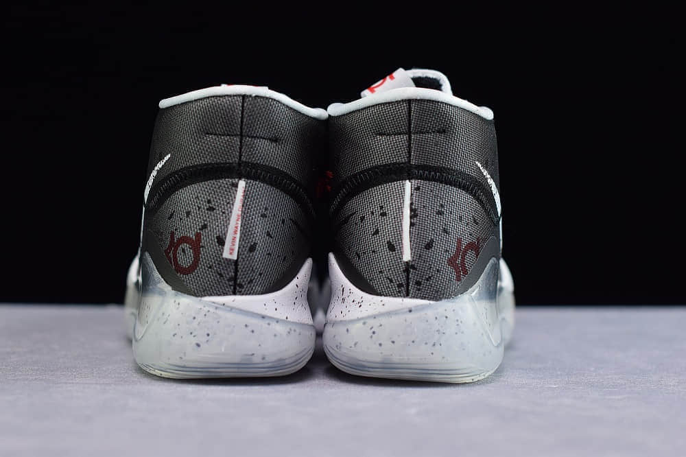 耐克NIKE ZOOM KD12 EP杜兰特12代黑灰休闲运动篮球鞋纯原版本 货号：AR4230-002