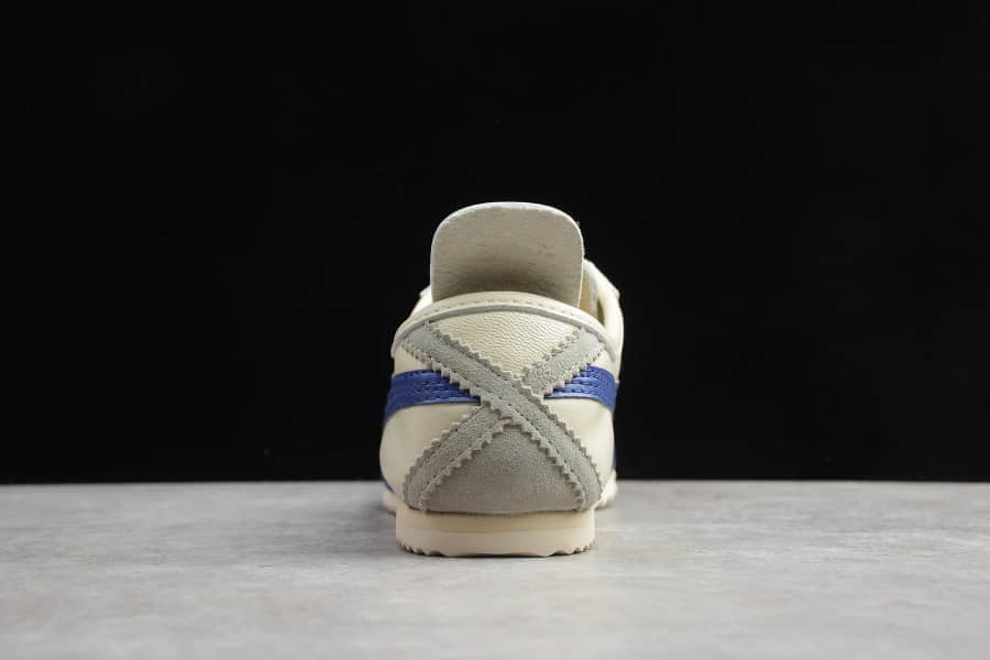 亚瑟士Asics Onitsuka Tiger MEXICO 66鬼冢虎蓝白休闲鞋纯原版本 货号:TH2J4L-0142