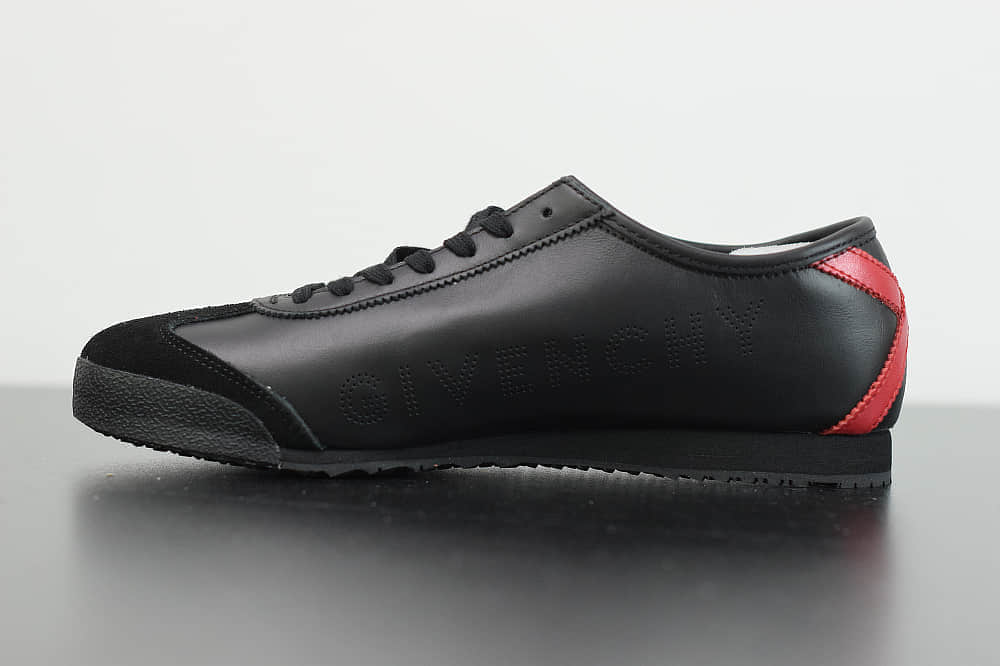 亚瑟士Givenchy x Onitsuka Tiger Mexico 66 GDX 纪梵希亚瑟士鬼冢虎黑红联名限定系列休闲运动鞋纯原版本 货号：1183A623-001