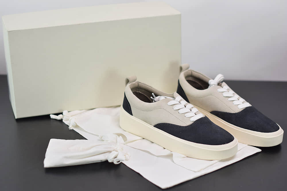 FOG Fear Of God Backless Sneaker101恐惧上帝黑灰色潮鞋纯原版本 货号：C0007000SUE960