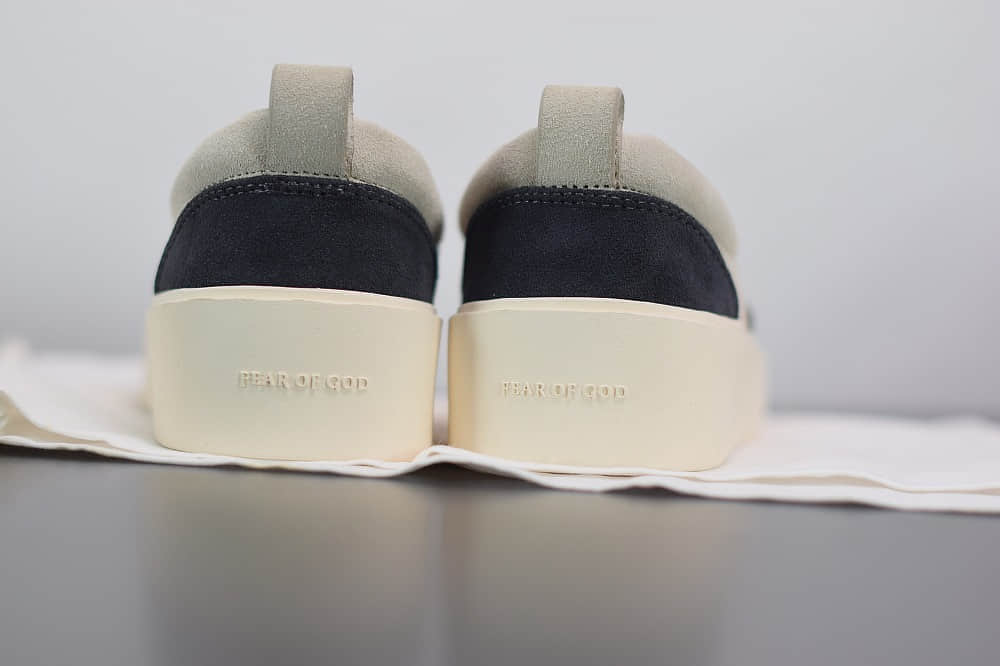 FOG Fear Of God Backless Sneaker101恐惧上帝黑灰色潮鞋纯原版本 货号：C0007000SUE960