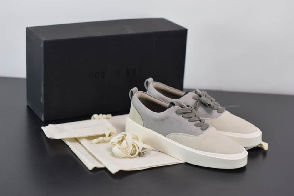 FOG Fear Of God Backless Sneaker101恐惧上帝灰白色潮鞋纯原版本 货号:C0007000-050