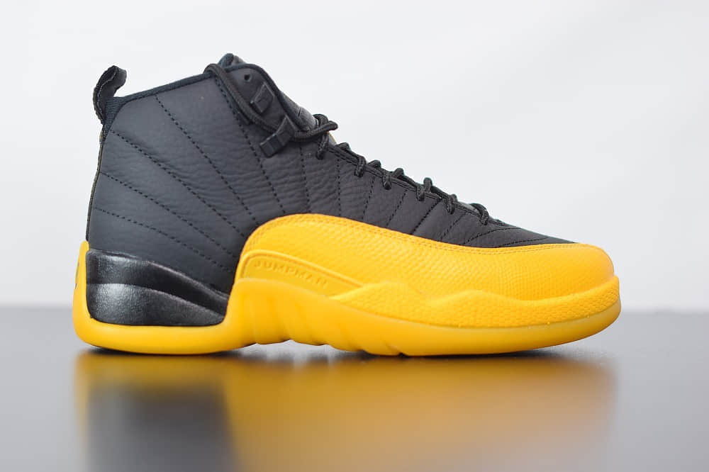 乔丹Air Jordan 12 Retro AJ12 乔12黑金运动篮球鞋纯原版本 货号:130690-070