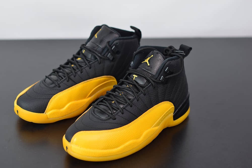 乔丹Air Jordan 12 Retro AJ12 乔12黑金运动篮球鞋纯原版本 货号:130690-070