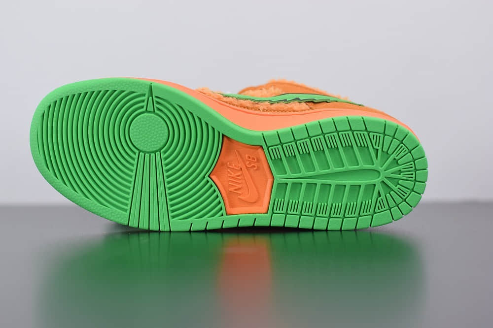 耐克Grateful Dead Dunk SB “Bears Pack” SB跳舞小熊橙绿低帮滑板鞋纯原版本 货号:CJ5378-800