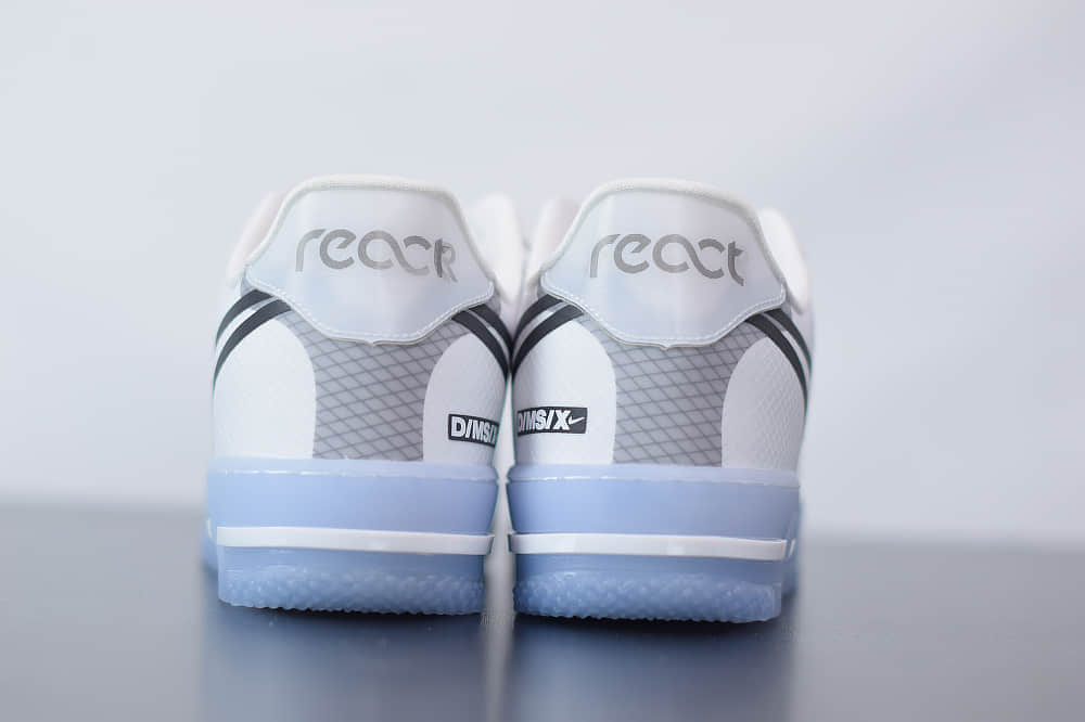 耐克Nike Air Force 1 React QS Light Bone冰块空军一号板鞋纯原版本 货号:CQ8879-100