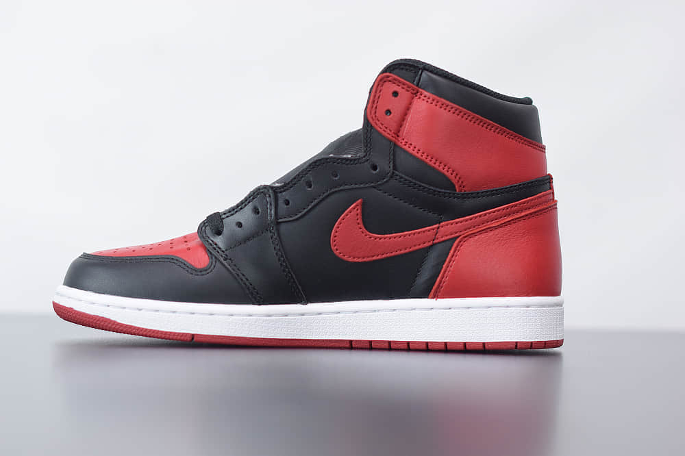 乔丹Air Jordan 1 High 85 Varsity Red高帮AJ1反转黑红禁穿纯原版本篮球鞋 货号：BQ4422-600