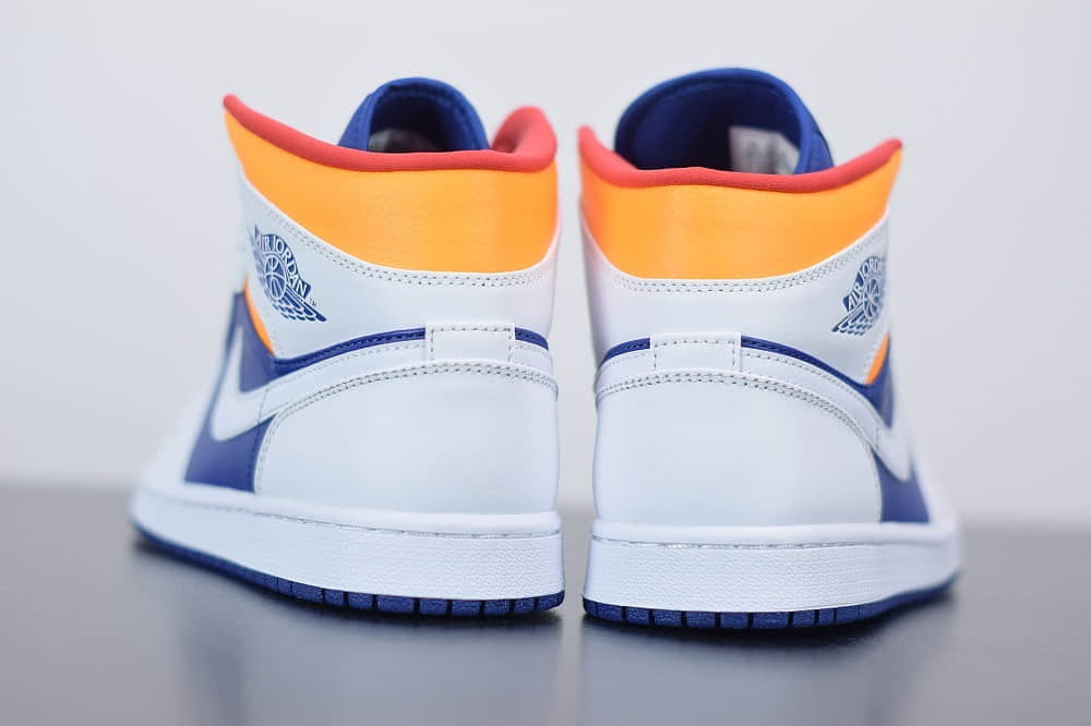 乔丹Air Jordan 1 Mid皇家海军蓝中帮篮球鞋纯原版本 货号:554724-131