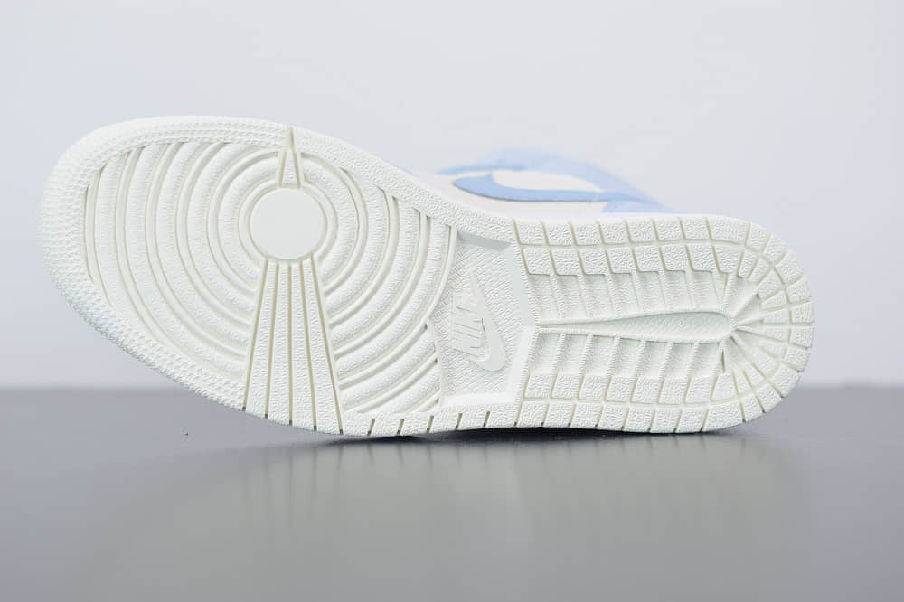 乔丹Air Jordan 1 MID中帮小灰蓝配色篮球鞋纯原版本 货号:DA4666-100