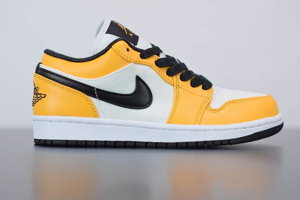 乔丹Air Jordan 1 Low湖人低帮配色休闲板鞋纯原版本 货号：CZ4776-107