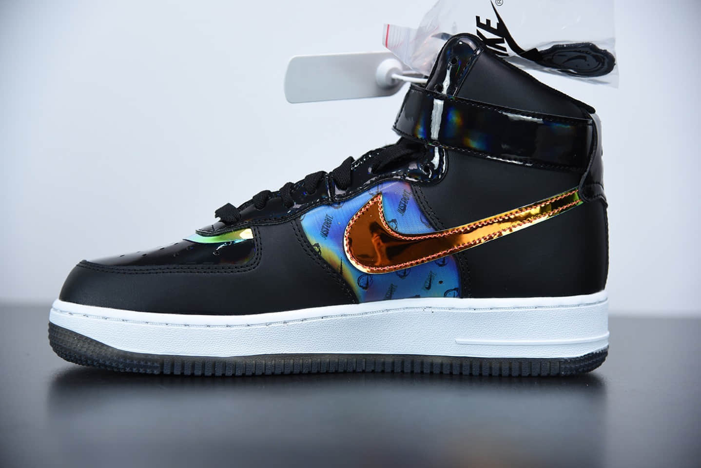 耐克Air Force 1 '07 LV8Good Game 电玩限定高帮黑炫彩镭射魔术贴空军一号板鞋纯原版本 货号:DC0831-101