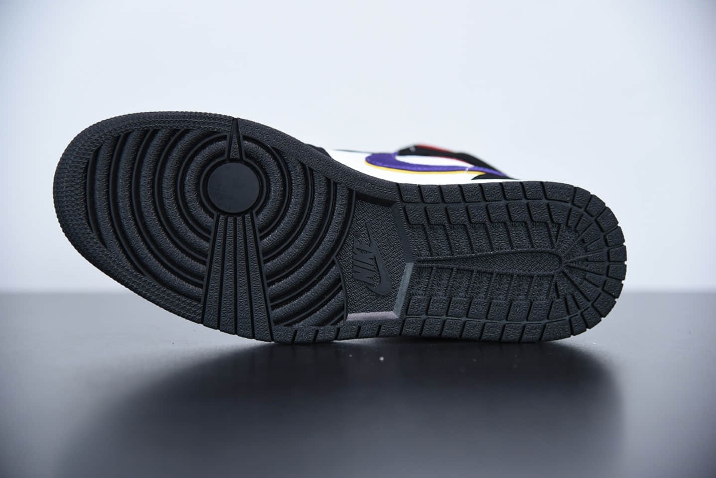 乔丹Air Jordan 1 Mid “What the”湖人红蓝中帮板鞋纯原版本 货号：852542-005