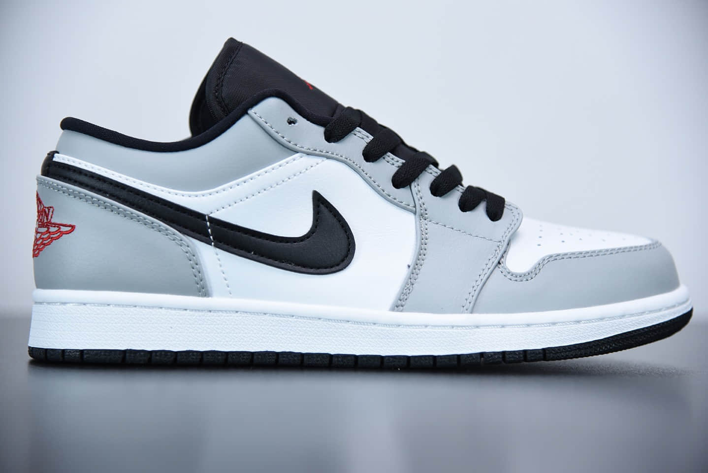 乔丹Air Jordan 1 Low “Light Smoke Grey”低帮小迪奥烟灰板鞋纯原版本 货号:553558-030
