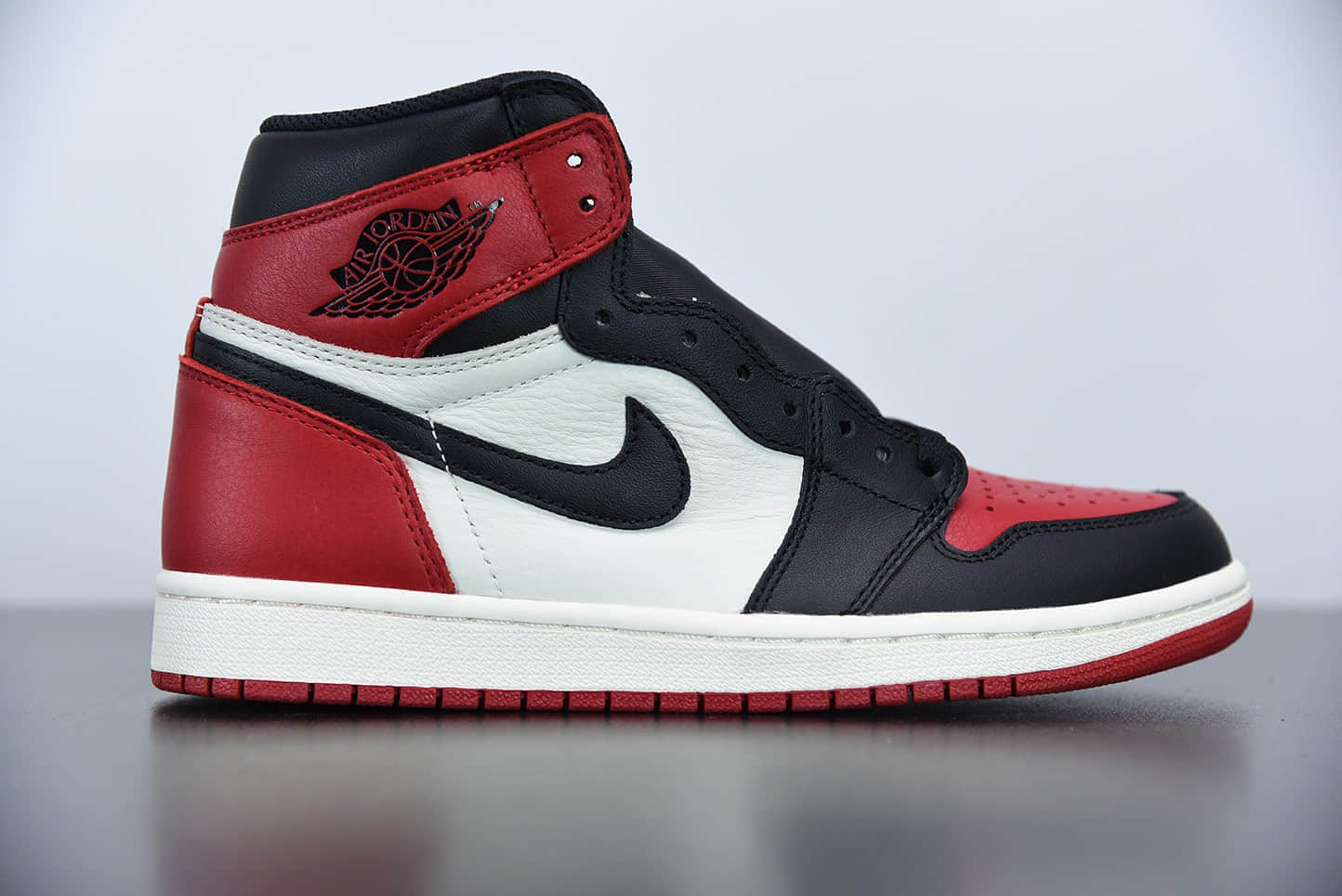 乔丹AIR JORDAN Retro High OG “Bred Toe” 黑红脚趾高帮文化篮球鞋纯原版本 货号:555088-610